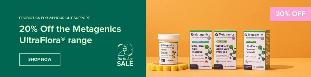 20% Off Metagenics UltraFlora Range